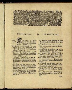 [Henricus Sen. - Carolus.]