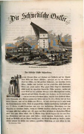Der Kriegsschauplatz im Norden und Süden, 2. Die Schwedische Ostsee. - 1854. - 16 S. : Ill., Kt.
