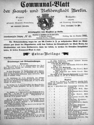 1885,43: No. 43, 25. Oktober 1885