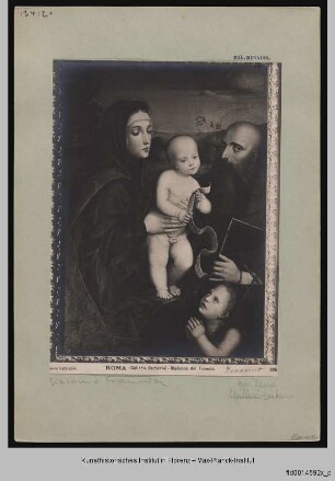 Madonna mit Christuskind, Johannes der Täufer als Kind und heiliger Hieronymus