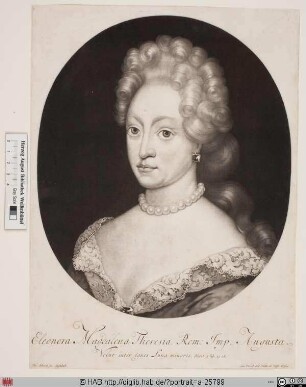 Bildnis Eleonora Magdalena Theresia, römisch-deutsche Kaiserin, geb. Prinzessin von Pfalz-Neuburg