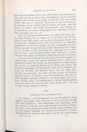VIII. Religiøse og andre aandelige Forhold.
