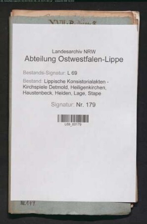 Reverse der Pastoren [siehe auch Nr. 178]
