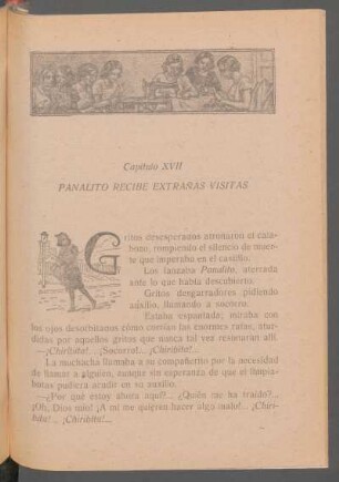 Capítulo XVII - Panalito recibe extrañas visitas