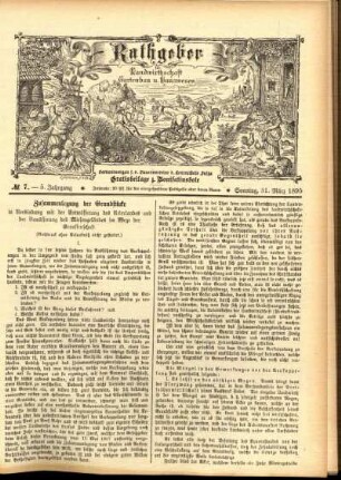 Ausgabe vom Sonntag, den 31. März 1895.