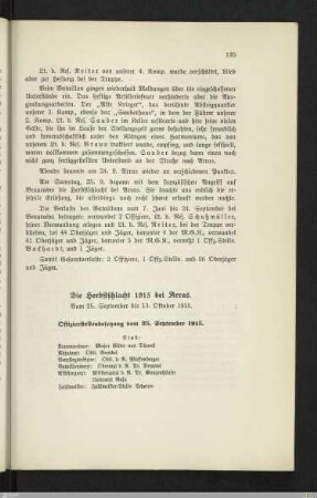 Die Herbstschlacht 1915 bei Arras