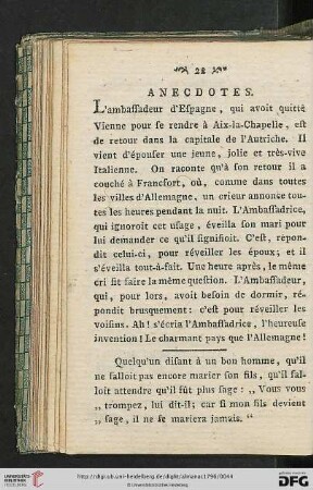 Anecdotes