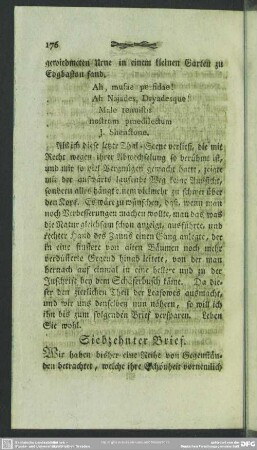 Siebzehnter Brief