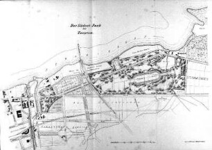 Karte: Der Südost-Park bei Treptow