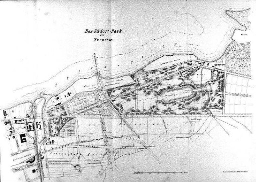 Karte: Der Südost-Park bei Treptow