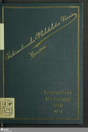 12.1890: Vertrauliche Mitteilung