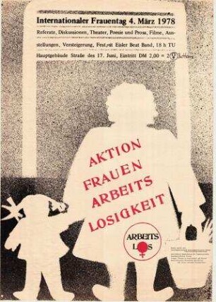 "Aktion Frauenarbeitslosigkeit"