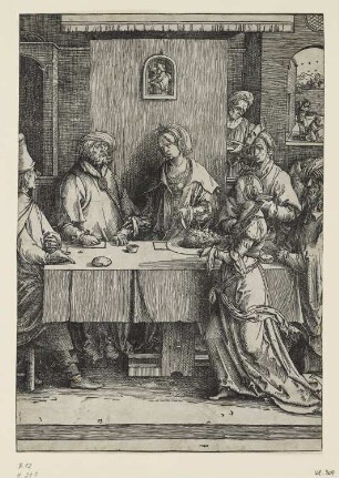 Herodes und Herodias, Blatt 5 der Folge "Macht der Frauen (groß)"