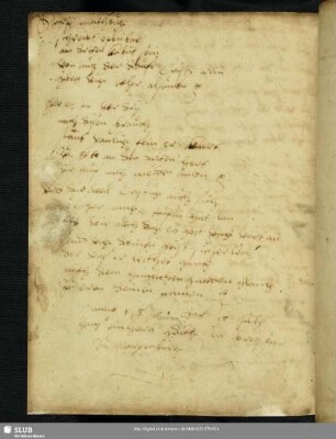 Anno 1571 hans einhorn gdiht in breisen zu Maryenburg