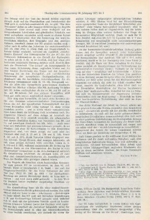 686-688 [Rezension] Davies, William David, Die Bergpredigt