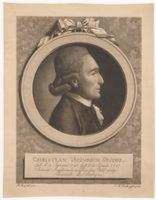Christian Heinrich Seidel; geb. 31. Januar 1743; gest. 30. Januar 1787
