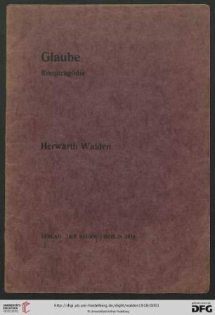 Glaube : Komitragödie