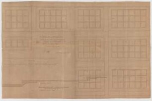 Thiersch, Friedrich von; Wiesbaden; Kurhaus - Decke 1. OG Nordwest (Teilansicht, Schnitte, Details)