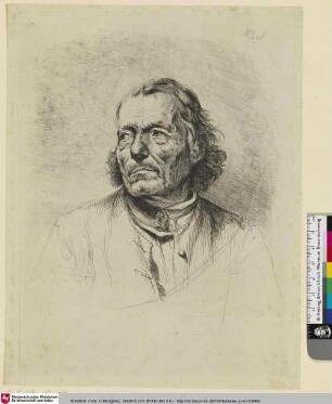 [Brustbild eines Mannes; Bust d'homme]