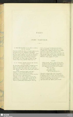 Poems By John Fletcher