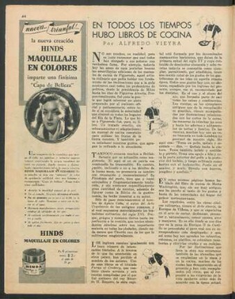 En todos los tiempos hubo libros de cocina