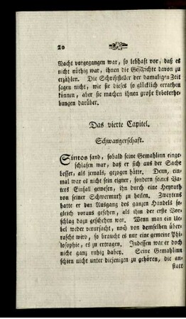 Das vierte Capitel. Schwangerschaft.