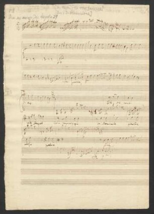 La vera costanza. Skizzen; Hob XXVIII:8