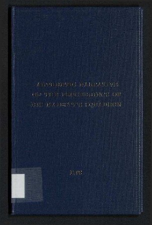 An Authentic Narrative of the Proceedings of His Majesty's Squadron, under the Command of Rear-Admiral Sir Horatio Nelson, from its Sailing from Gibraltar to the Conclusion of the Glorious Battle of the Nile; drawn up from the Minutes of an Officer of Rank [handschriftlich eingefügt: "Sir Edward Berry") in the Squadron