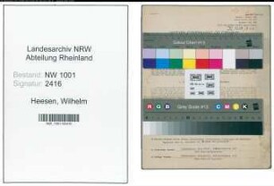 Entnazifizierung Wilhelm Te Heesen, geb. 30.01.1878 (Landwirt)