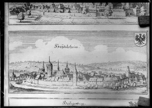 Heidelsheim Ortsbild - Federzeichnung