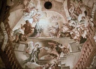 Die Geburt Christi, dargestellt als Vision des heiligen Bernhard von Clairvaux