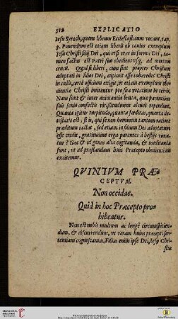 Quintum prae-ceptum
