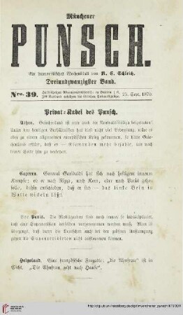 Nro. 39 (25. September 1870)