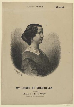 Bildnis der Mme Lionel de Chabrillan
