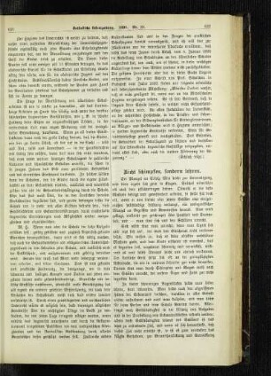 Nicht schimpfen, sondern lehren