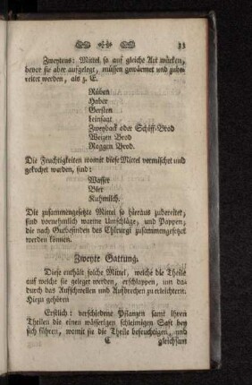 Zweyte Gattung.