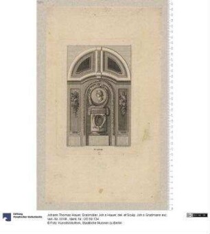 Grabmäler. Joh.s Hauer, del. et Sculp. Joh.s Gradmann exc. Verl.-Nr. XXVIII.
