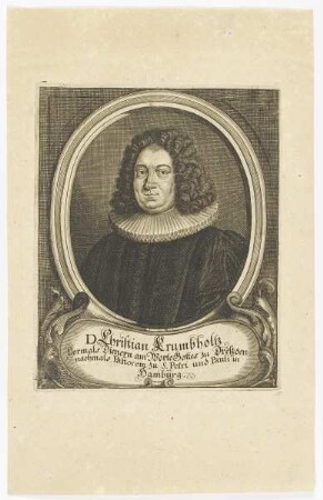 Bildnis des Christian Krumbholtz