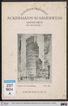 Nr. 10: Lager-Katalog