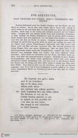 XVII. Abenteuer