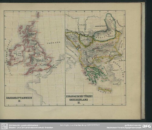 Grossbritannien. Europaeische-Türkei, Griechenland