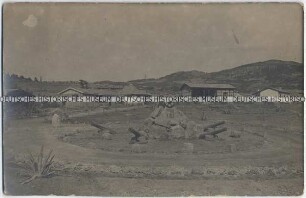 Denkmal aus erbeuteten Waffen nach der Schlacht von Gallipoli