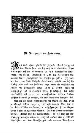 Die Zwergneger der Andamanen.