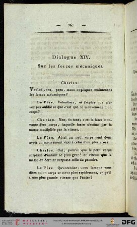 Dialogue XVI / Vierzehntes Gespräch