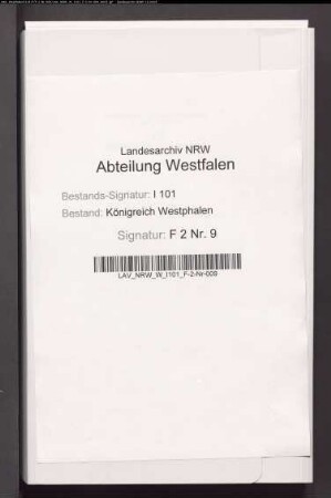 Situationsetats des Stifts zum Busdorf in Paderborn