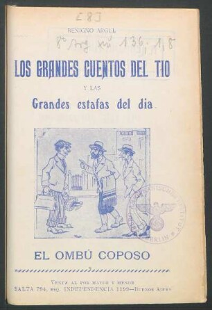 Los grandes cuentos del tio y las grandes estafas del día