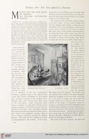 Vol. 60 (1916/1917) = No. 238: Modern art : the new spirit in America