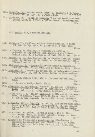 2.2. Geschichte, Kulturgeschichte