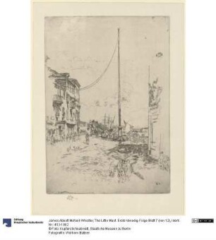 The Little Mast. Erste Venedig-Folge Blatt 7 (von 12)