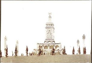 Fischer, Theodor; Berg am Starnberger See - Rottmannshöhe (Bayern); Bismarckturm - Ansicht
